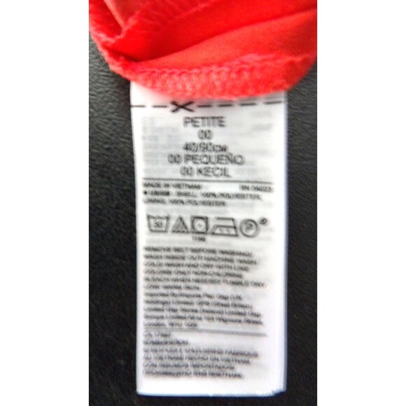 Banana Republic V Neck Jumpsuit Petite 00P Coral Pockets Tank Wide Leg Tank Top - Picture 12 of 13